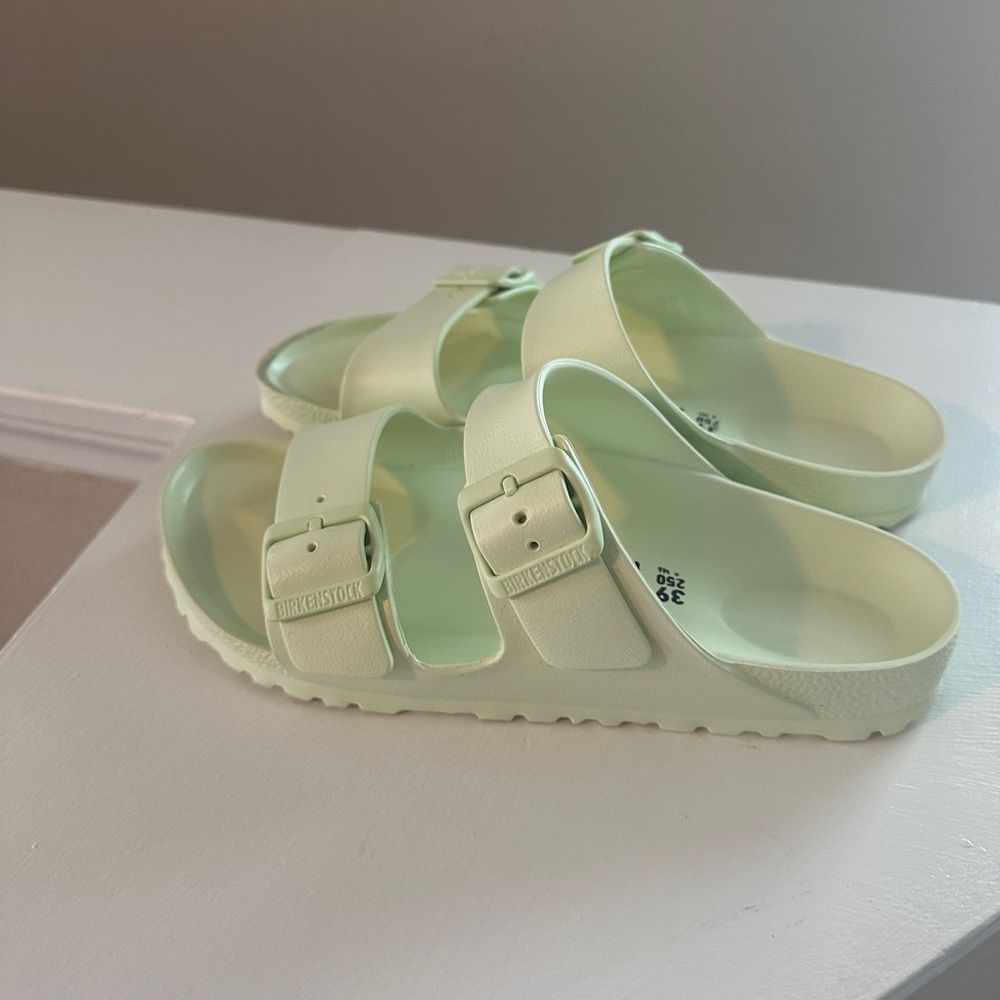 Ladies Neon Birkenstock Pool Sandals - Size 39 (8)